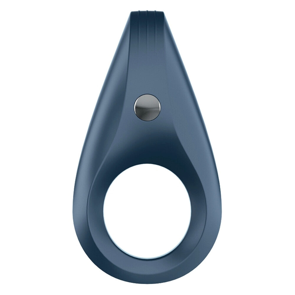 Satisfyer Ring 1 Rocket cock ring, a grey flexible ring for added sensation during love-making.