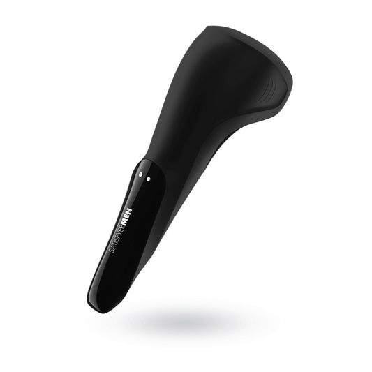 Satisfyer Men Wand masturbator for pleasure, showcasing its ergonomic design and sleek finish