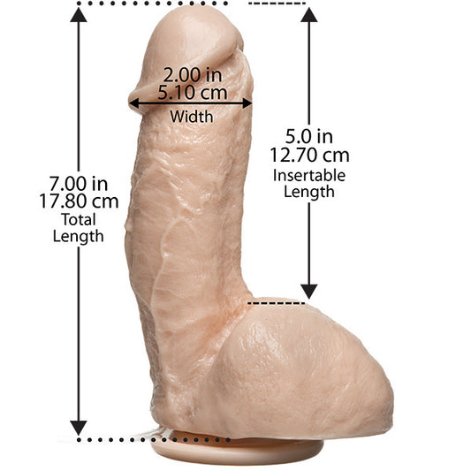 Realistic, skin-tone squirty dildo from doc johnson, great for solo or couples pleasure.