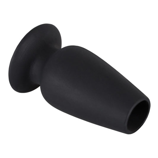 You2Toys lust tunnel plug in medium size, flesh-toned silicone for stretching.