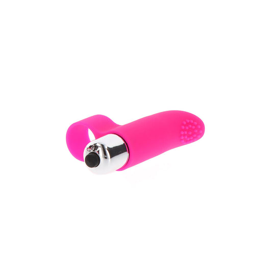 ToyJoy's Tickle Pleaser finger vibe vibrator for playful stimulation, shown in a discreet design.