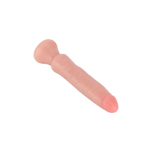 Realistic 6-inch beginner dildo from Toy Joy Sex Toys, fleshy pink with a smooth finish.