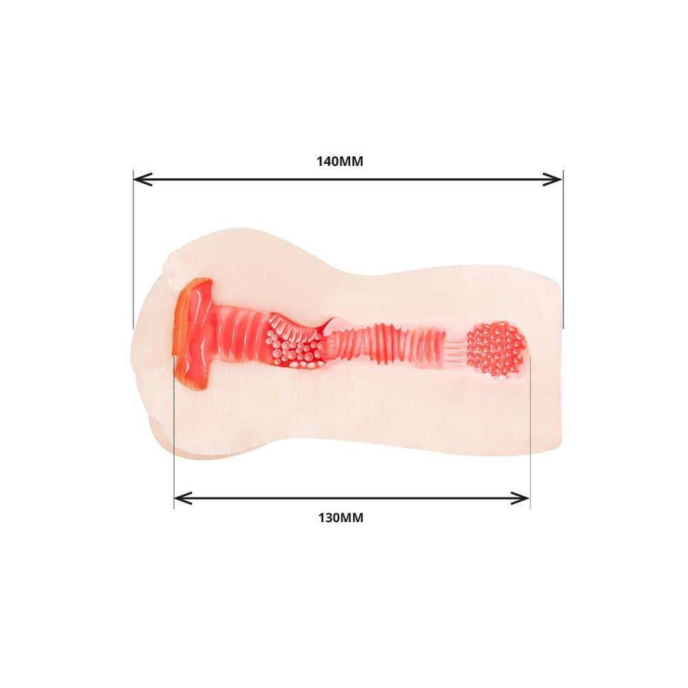 Tamashii orgasm masturbator from various toy brands, showing textured interior for intense pleasure.