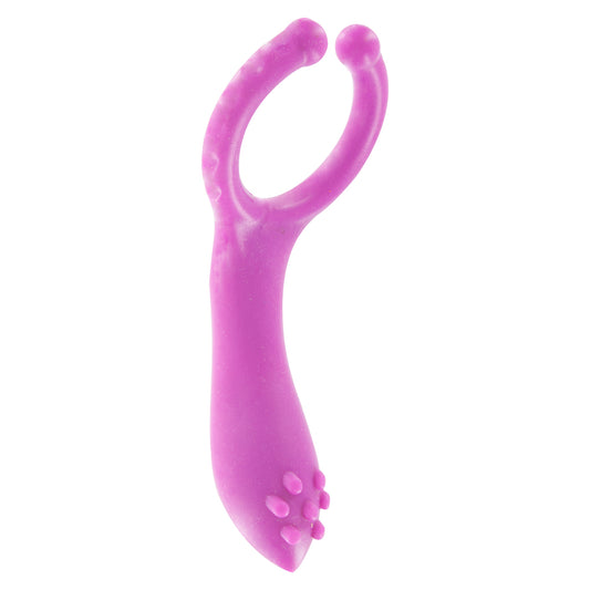 toyjoy clitstim cring love ring vibrator, textured for enhanced pleasure, a discreet sex toy.