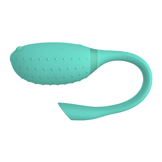 Fugu green clitoral vibrator with remote control for pleasure, from Various Toy Brands.