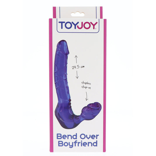 A skin-toned, bendable strapless strap on from Toy Joy Sex Toys for couple's fun.