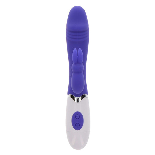 Purple bunny vibrator from toy joy sex toys, a funky addition to your collection.