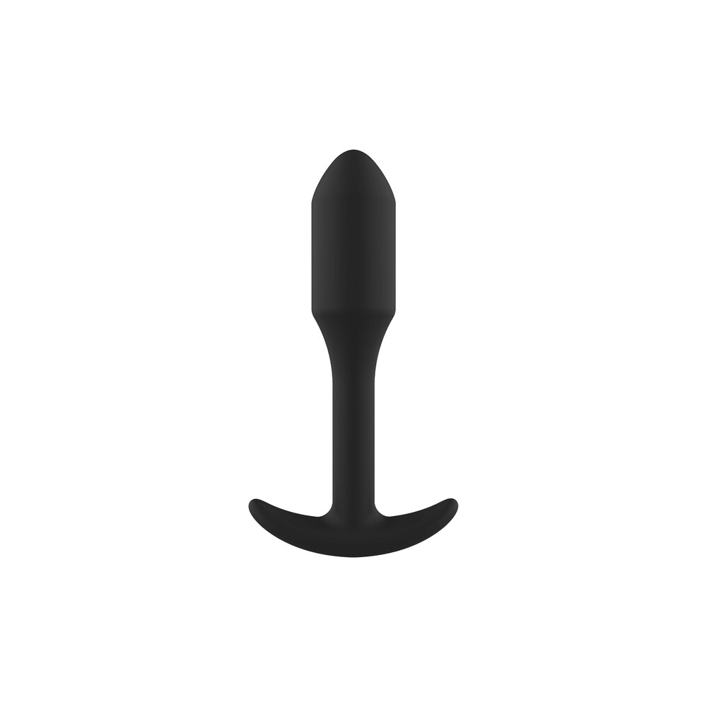 A smooth, silver-toned metal anal plug butt toy for pleasurable anal play by ToyJoy.