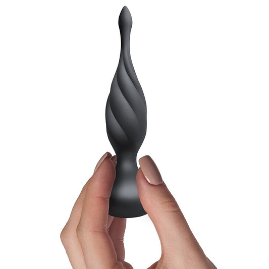 A petite black vibrating butt plug from rocks off, designed for internal stimulation.