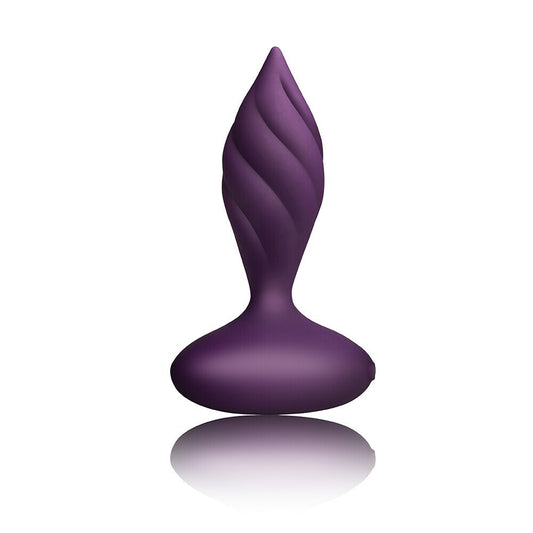 Purple Rocks Off Petite Sensations Desire vibrating butt plug for intimate pleasure