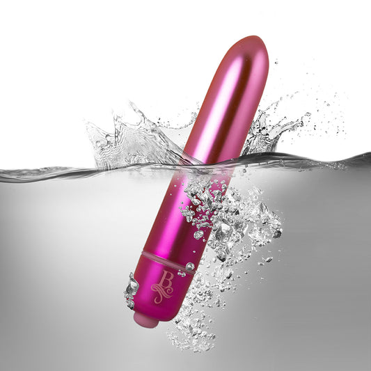 Small, sleek, bullet vibrator with a smooth finish, perfect for discreet pleasure and exploration.