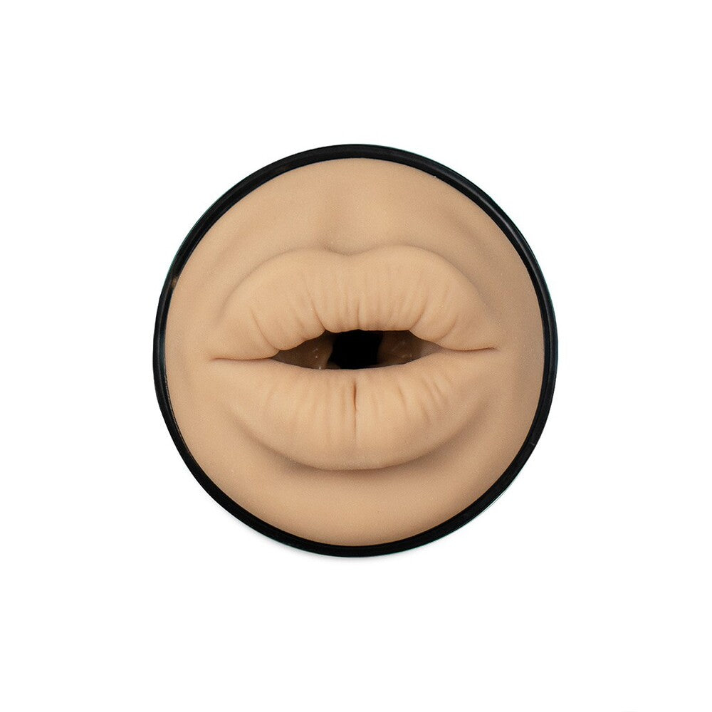 Kiiroo Victoria June powerblow masturbator, a vibrating sex toy for men, shown in soft-touch material.