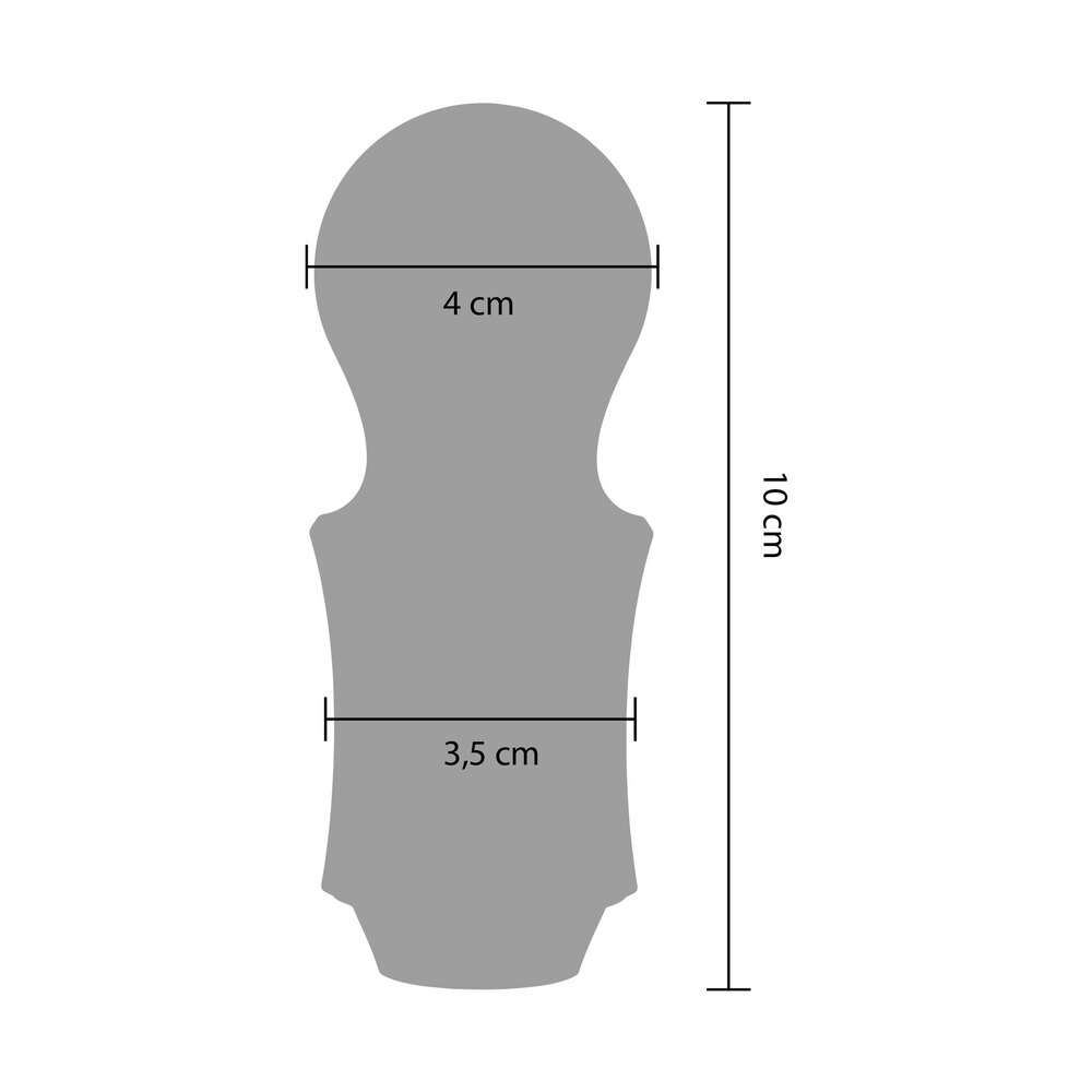 xocoon the traveller wand, a small, sleek vibrator; metallic finish, for discreet pleasure.
