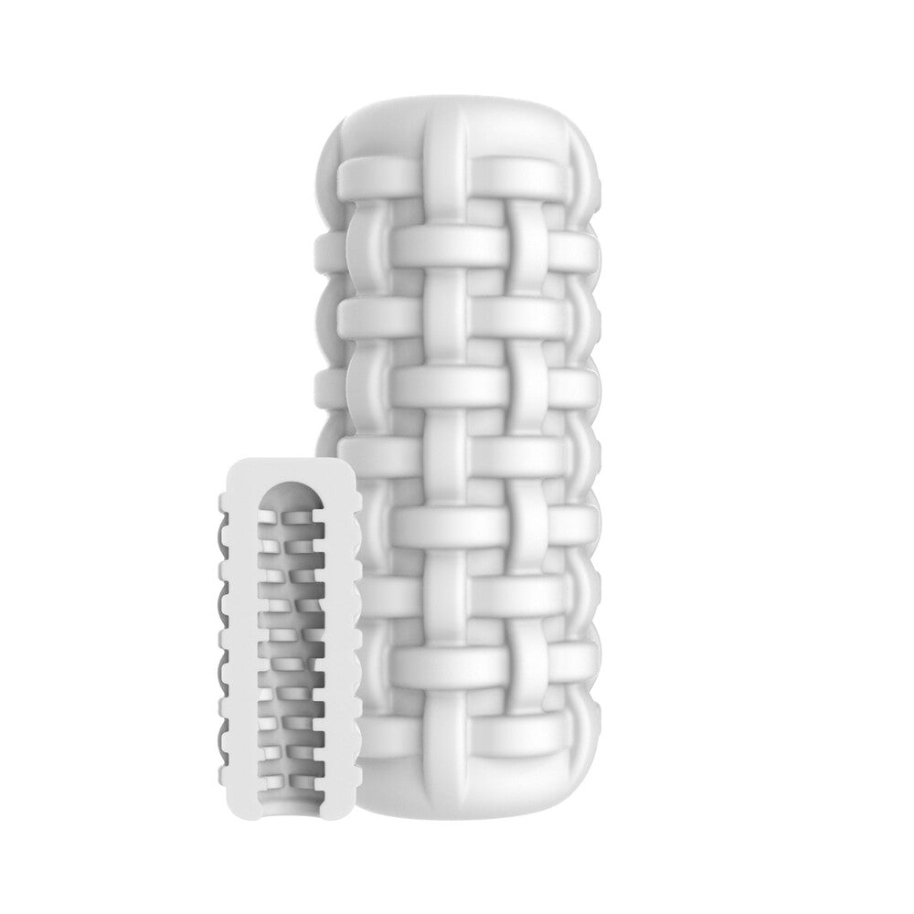 Large pilar-shaped masturbator from toy joy sex toys, for solo adult fun.