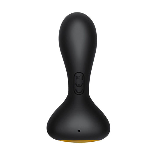 Svakom vick neo prostate massager in black, a textured interactive device for intimate use.