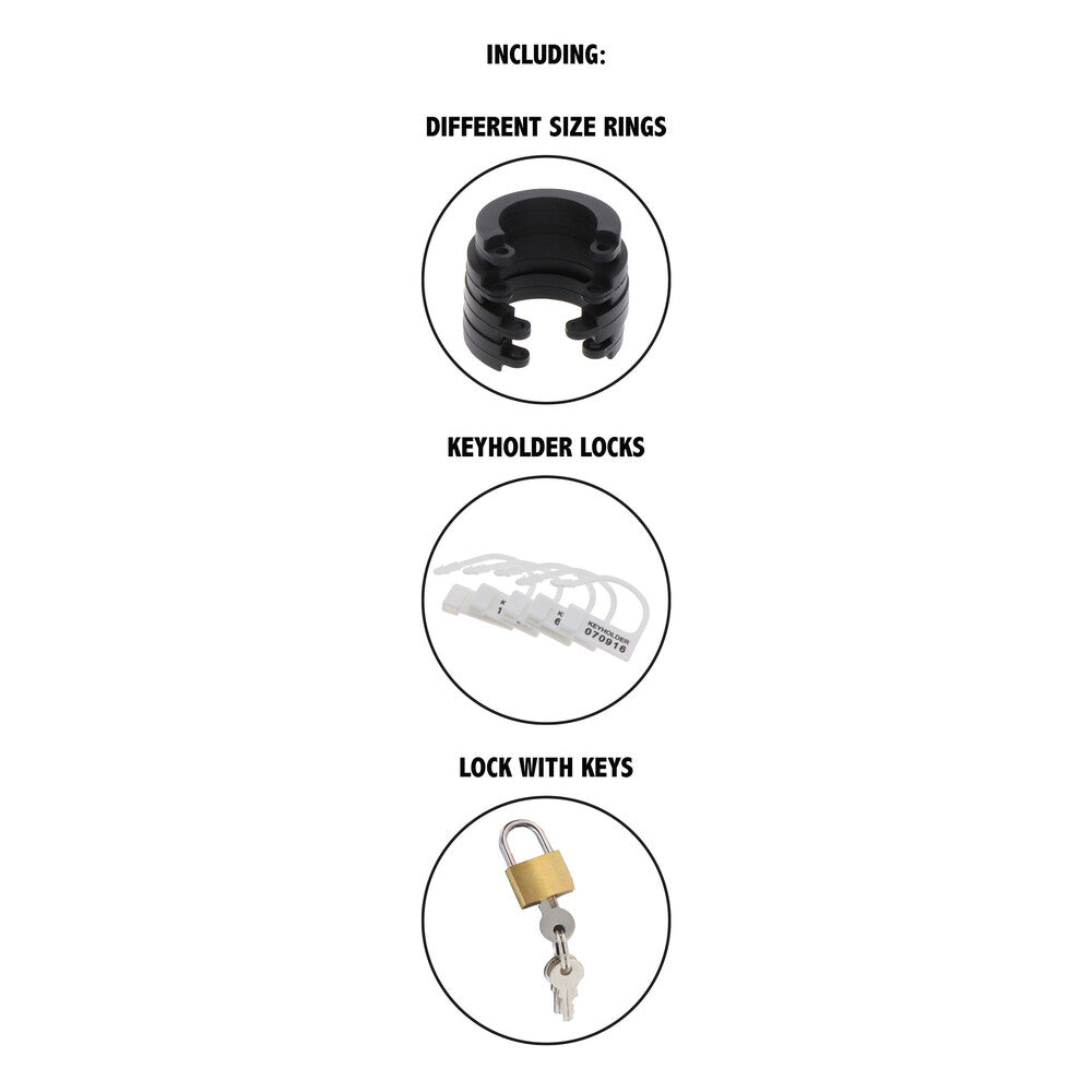 hidden desire extreme chastity cage, smooth grey silicone for secure cock restraint.