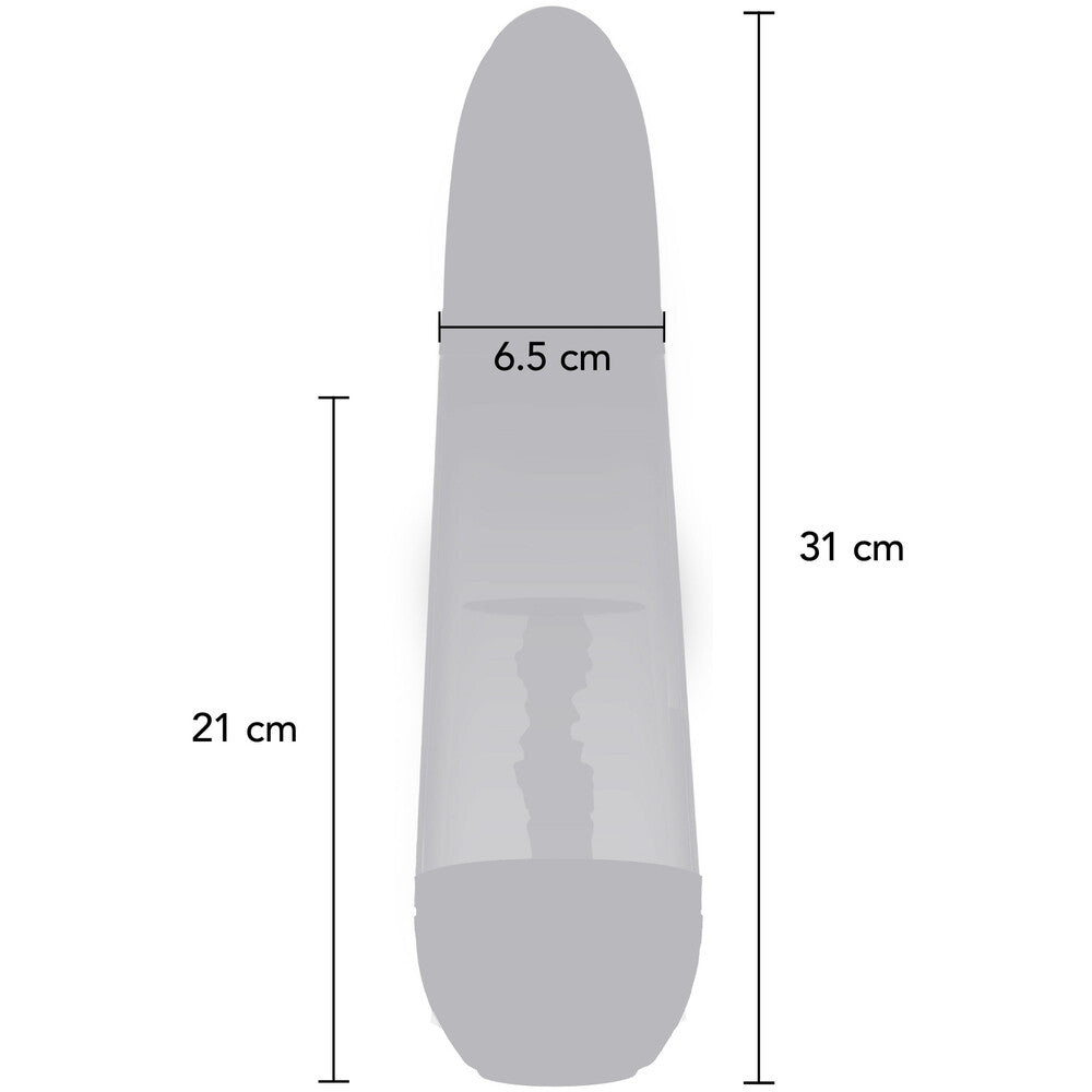 The fusion x automatic magnify pump for penis enlargement, shown up close.