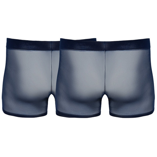 Two pairs of revealing Svenjoyment pants for men, showcasing a daring, playful style.