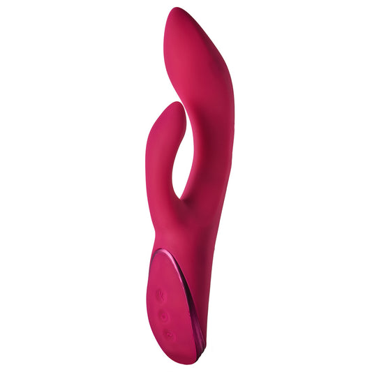 The Dream Toys Sparkling Julia Duo vibrator, a dual stimulator with clit stimulation.