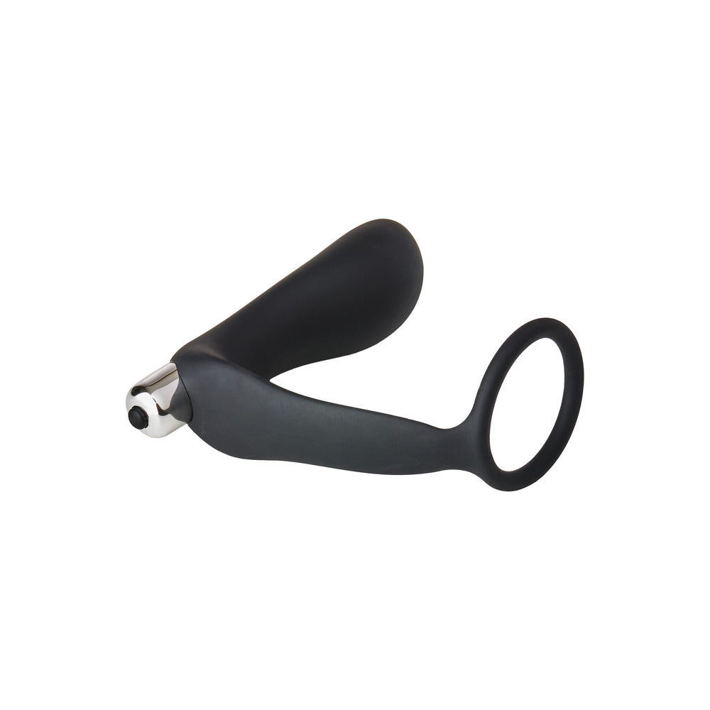 Dream Toys vibrating butt plug with cock ring, made of a smooth material