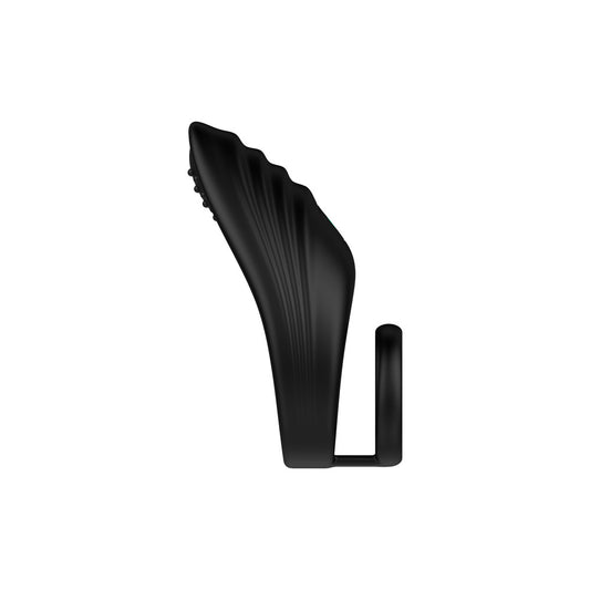 Nexus vibrating cock and ball ring, grey silicone, enhancing pleasure and sexual stimulation.