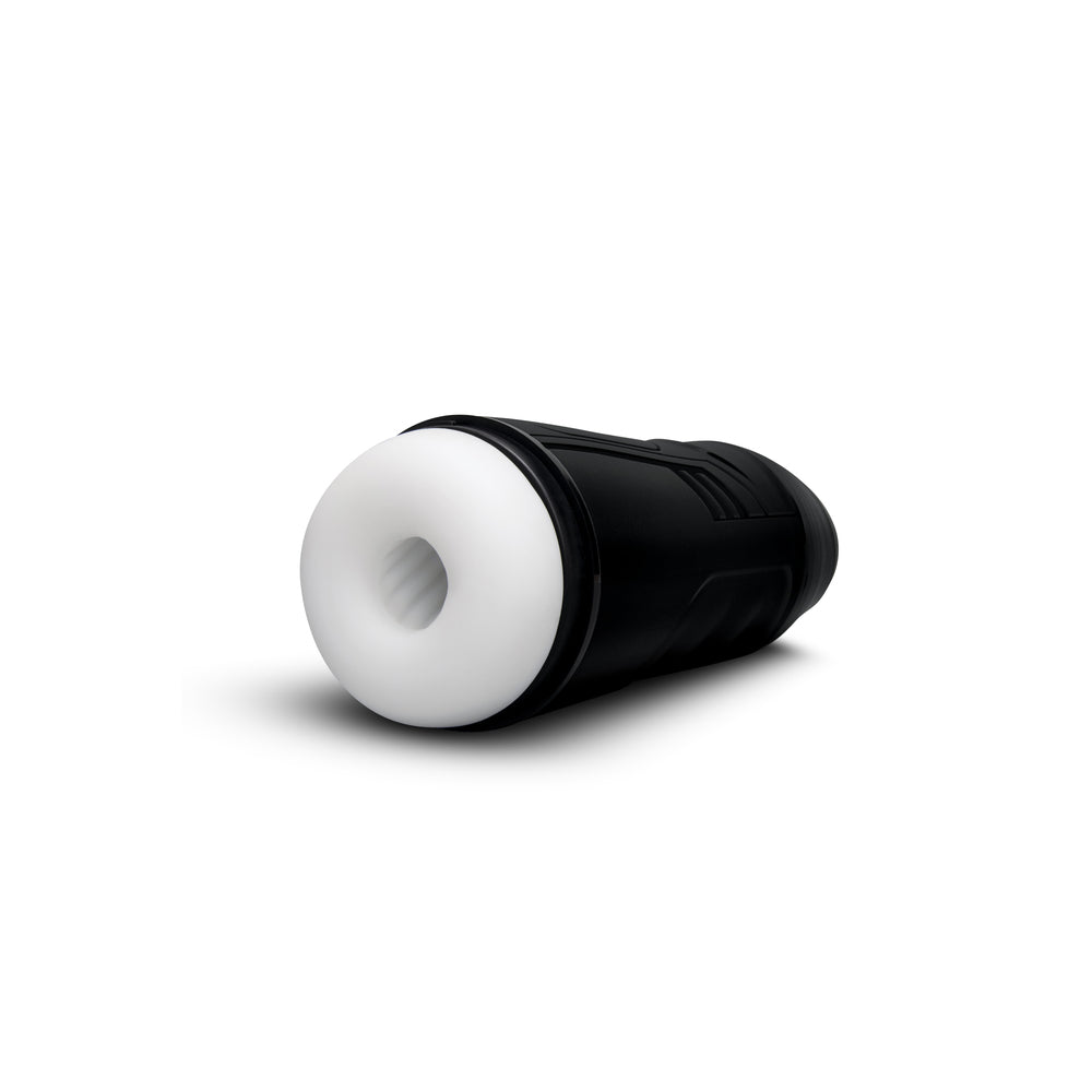 Dream Toys Blowtech deep throat sucking machine, vibrating masturbator in grey plastic.