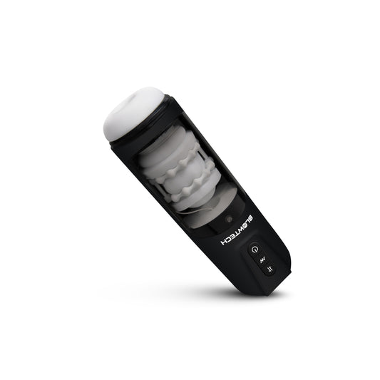 Dream Toys Blowtech auto stroker machine vibrator, a dark grey pleasure device for men.