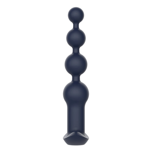 dream toys apollo vibrating anal beads, remote controlled, for anal play, smooth finish