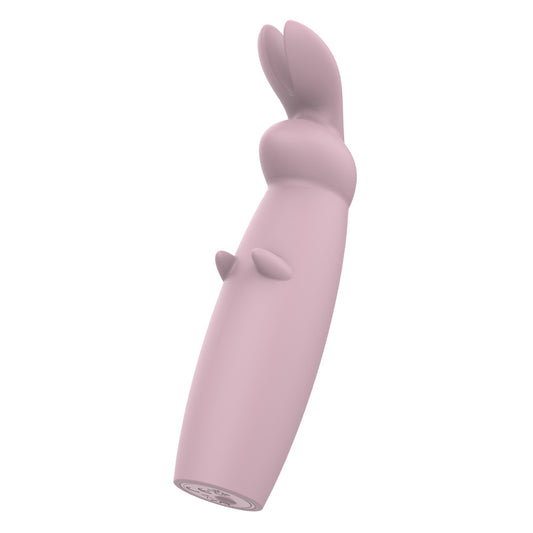 Dream Toys nude hazel mini rabbit massager, a small pleasure toy with textured detail.