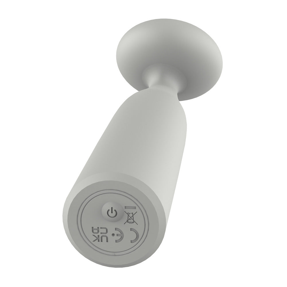 Nude-coloured mini wand vibrator by dream toys, a smooth and discreet pleasure product.
