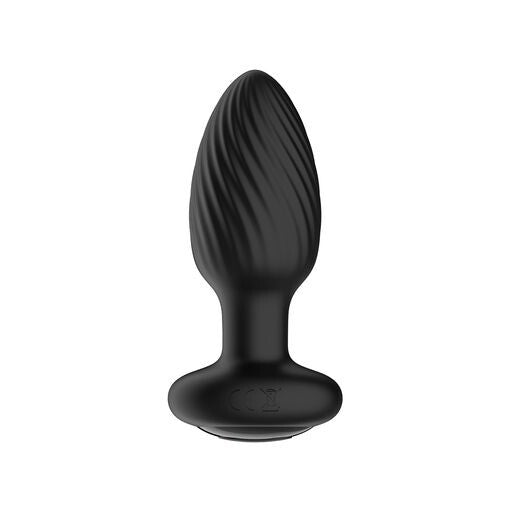 Nexus Tornado vibrating anal plug with rotating remote control, for stimulating pleasure.