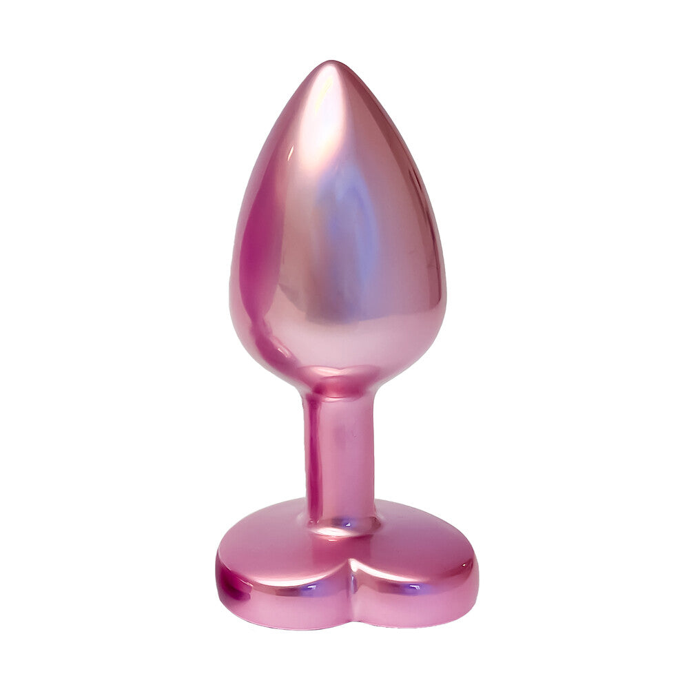 Dream Toys gleaming love pearl pink butt plug, small size, smooth finish.
