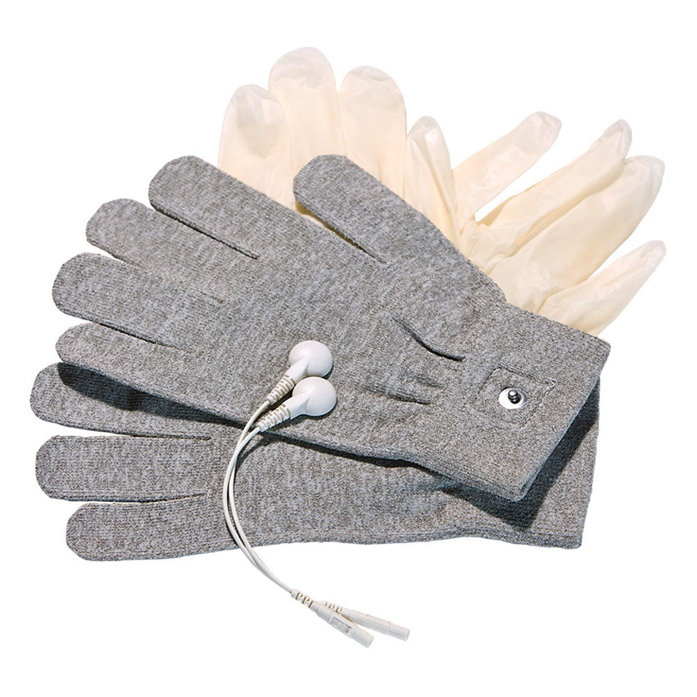 MyStim magic gloves for electro sex stimulation, a pair of conductive gloves.