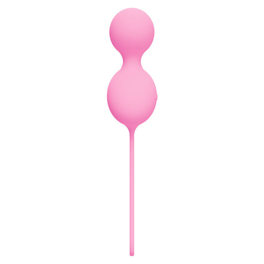 Pink ovo l3 love balls for discreet pleasure, made from smooth, body-safe silicone.