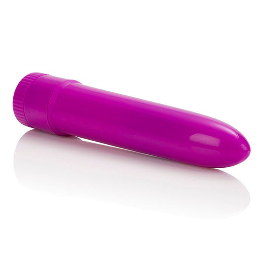 Neon purple mini vibrator with multiple speeds, perfect for discreet pleasure.