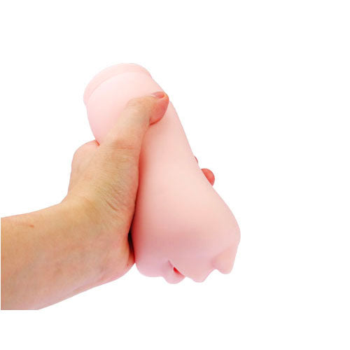 The mouth of truth masturbator from utensil race, a realistic flesh-toned adult toy.