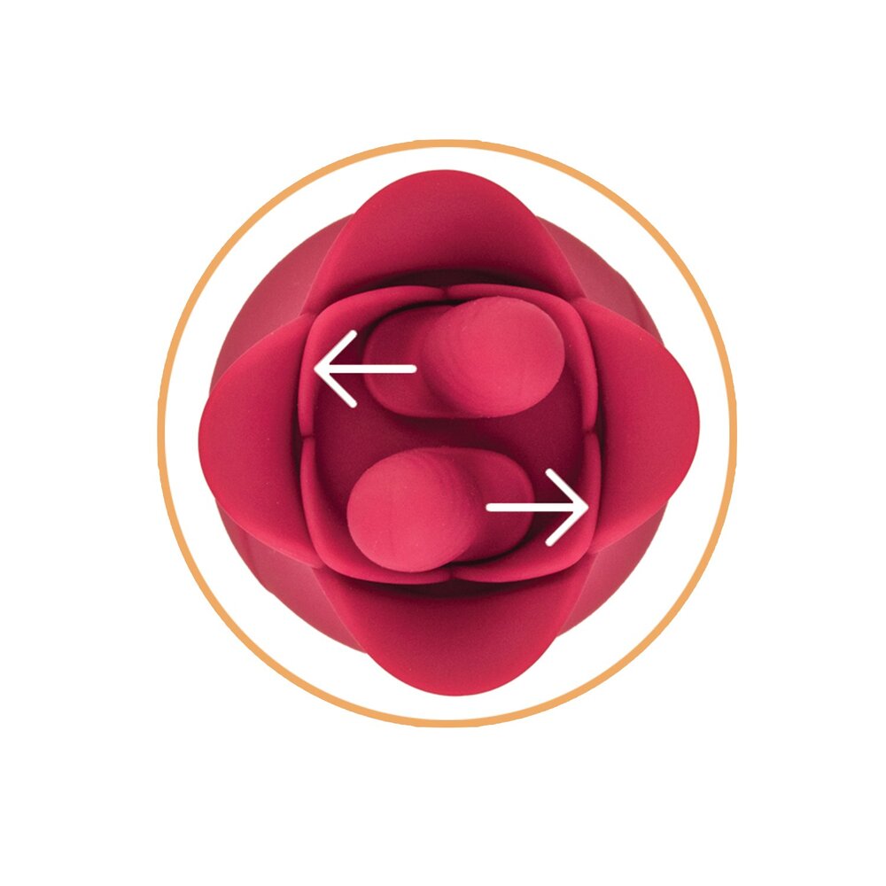 A tulip-shaped finger vibrator from Nasswalk Toys, designed for clitoral stimulation and pleasure.