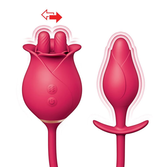 nasswalk toys clittastic tulip finger massager pleasure plug set in vibrant colours