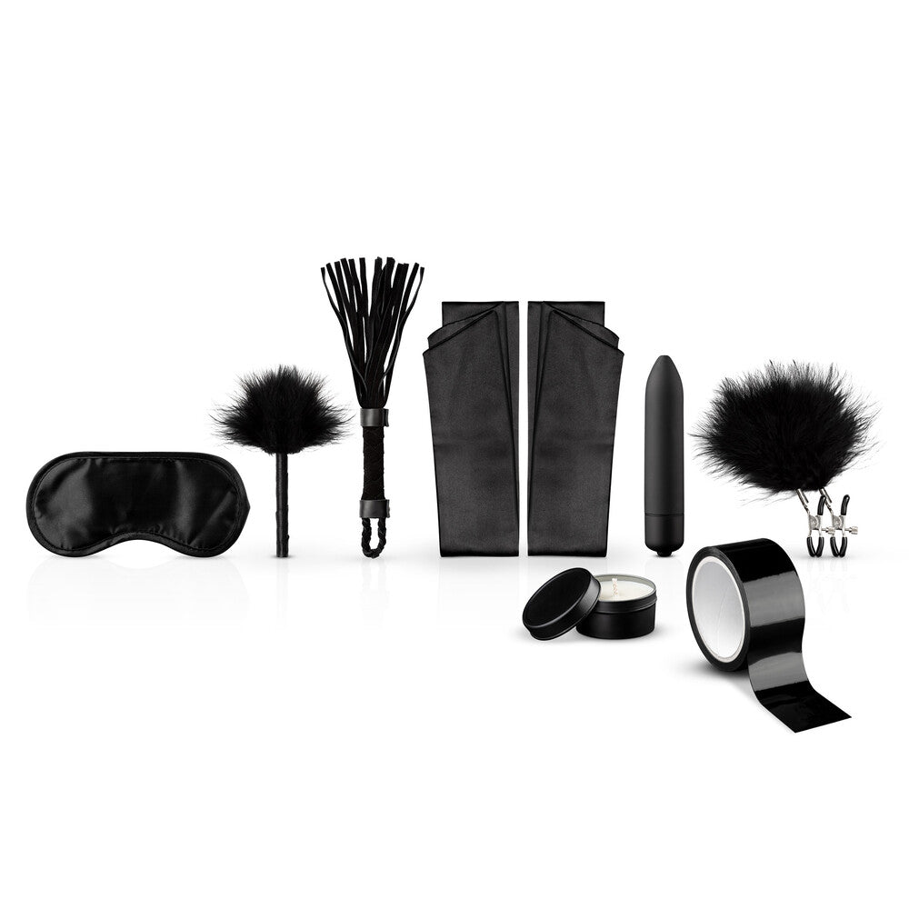 The First Kinky Sexperience starter kit, a collection of sex toys for beginners.