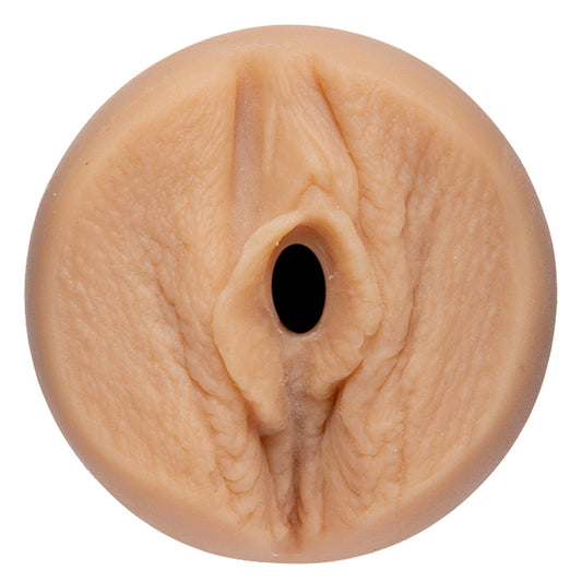 Realistic flesh-toned pussy masturbator, designed for girls of social media, by doc johnson.