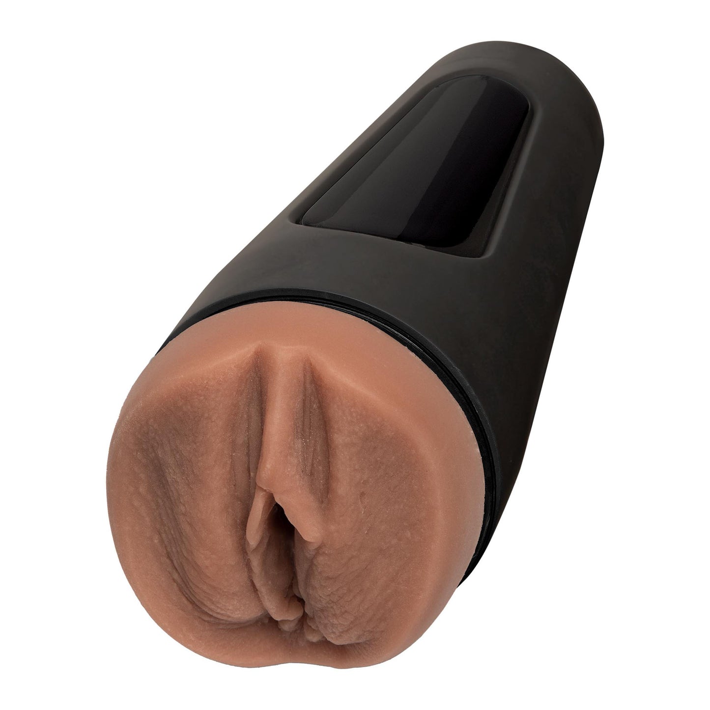 Doc Johnson Karlie Redd Main Squeeze masturbator in a realistic flesh-toned silicone material.