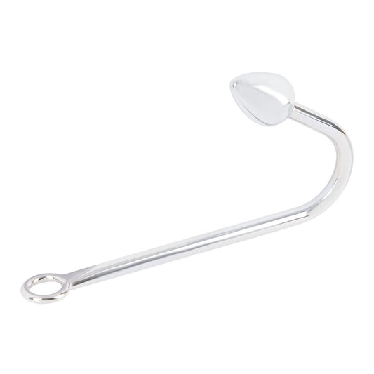 Shiny silver aluminium bondage hook, part of a restraints collection by you2toys