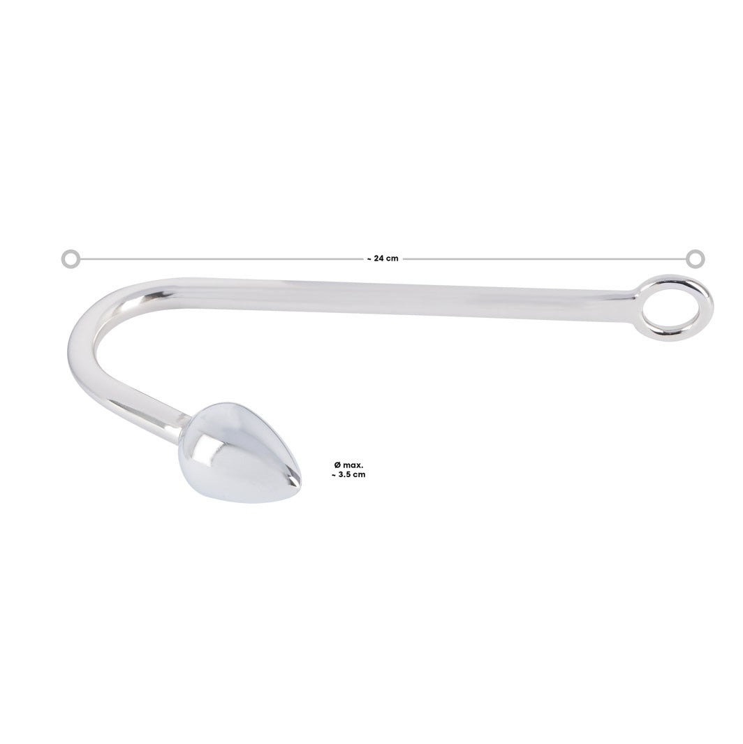 you2toys aluminium bondage hook for restraint play, showing a sleek, modern design.