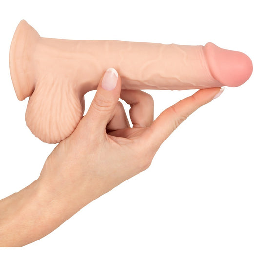 You2Toys nature skin dildo, 19cm, with a movable skin feature for realistic play.