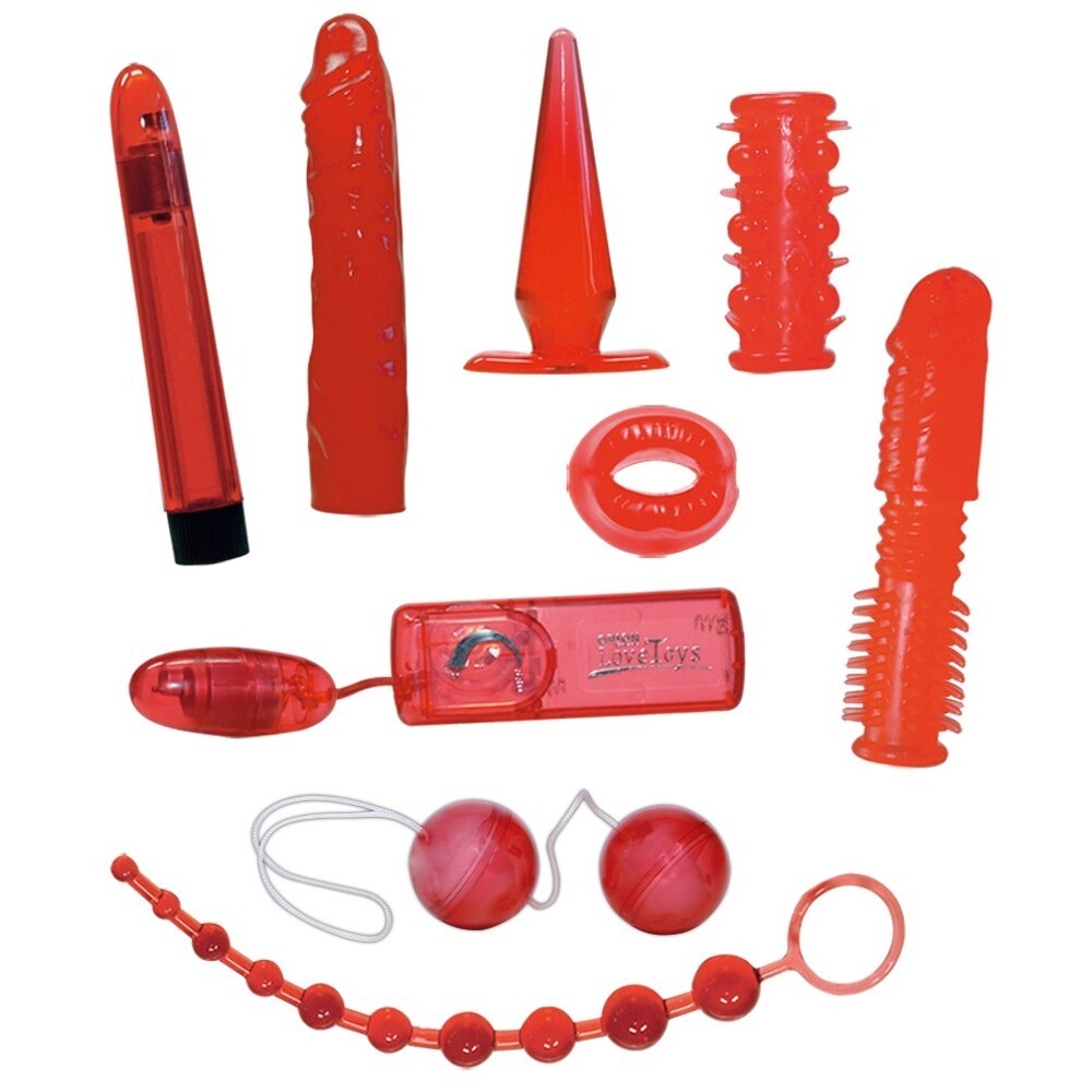 Red roses sex kit from you2toys, a cheeky and romantic gift set for lovers.