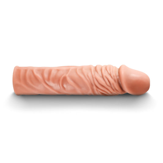 Flesh brown penis extender, approximately 7.4 inches, part of the various toy brands range.
