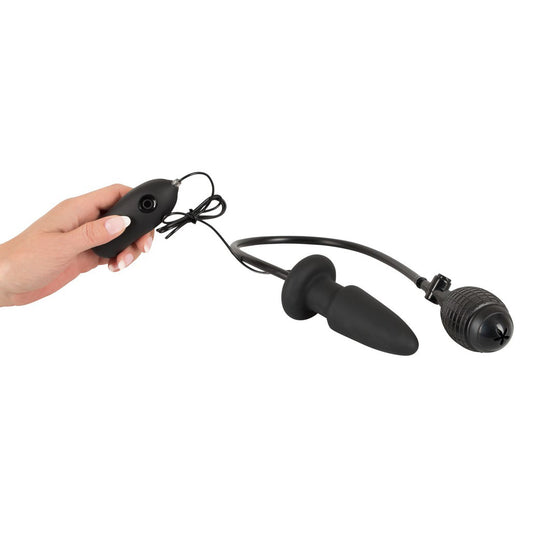 You2Toys inflatable vibrating butt plug: smooth silicone, ergonomic design for comfortable anal play