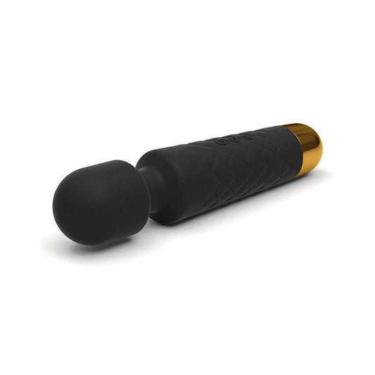 Dorcel Wanderful Wand in black, a sleek and powerful vibrator for massage and pleasure.