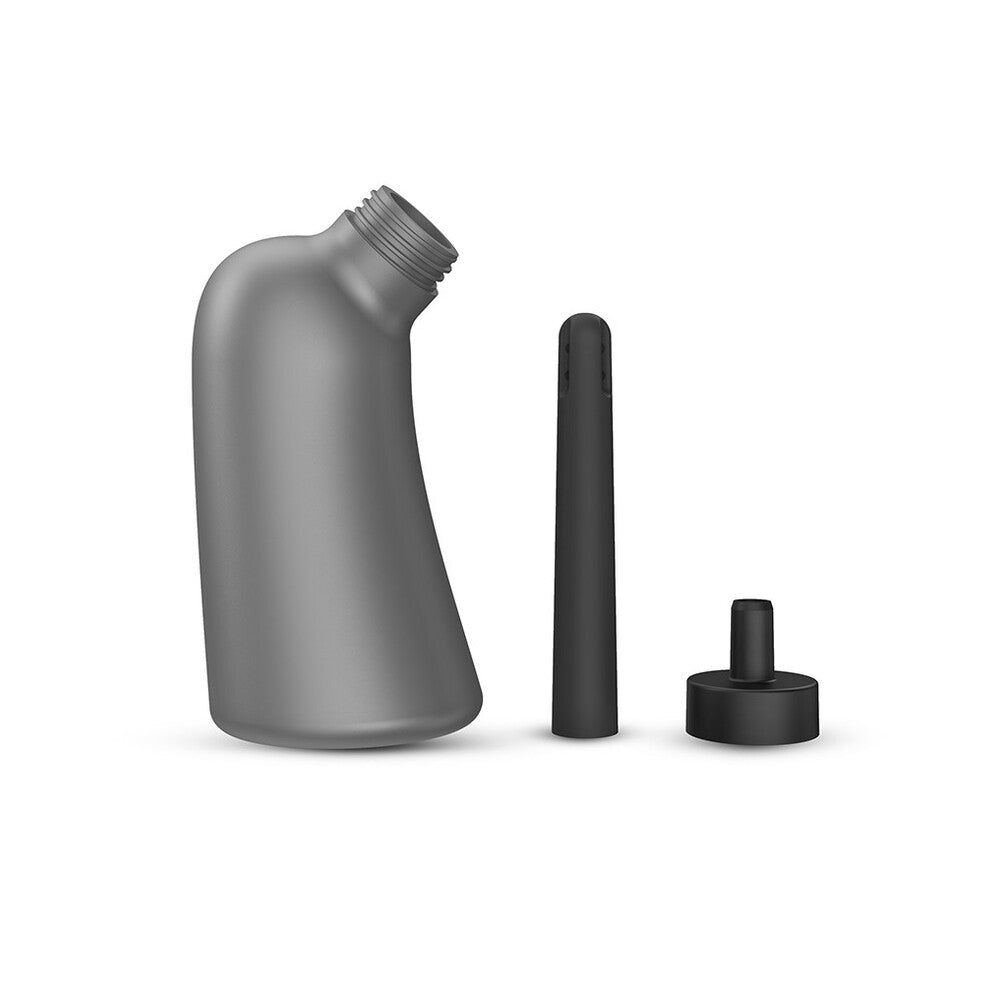 Large capacity personal hygiene douche for intimate cleansing, shown in a neutral colour.