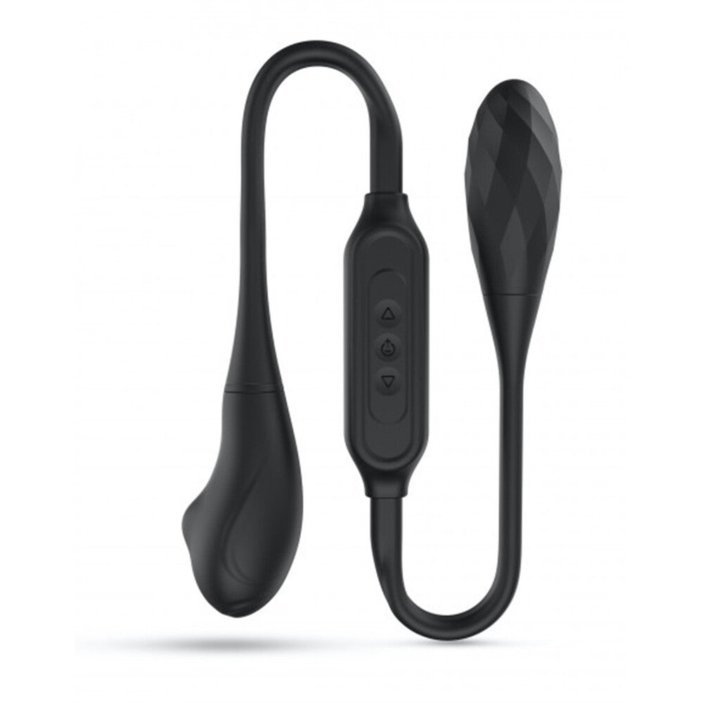 dorcel dual explorer: smooth, sleek multi-pleasure vibrator for simultaneous stimulation, showcasing its ergonomic design.